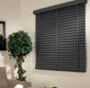 AKILLI MOTORLU AHŞAP JALUZİ, ANTRASİT RENK, 50mm, % 100 orjinal ahşap jaluzi , Uzaktan kontrol, Zaman ayarlı - Thumbnail (2)