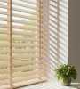 AKILLI MOTORLU AHŞAP JALUZİ, KREM RENK, 50mm, % 100 orjinal ahşap jaluzi , Uzaktan kontrol, Zaman ayarlı - Thumbnail (2)