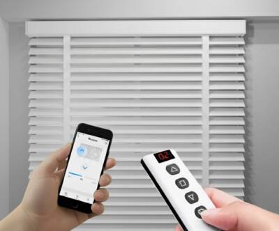 AKILLI MOTORLU AHŞAP JALUZİ, Uzaktan kontrol, Zaman ayarlı, 50mm,  % 100 orjinal ahşap jaluzi - 2
