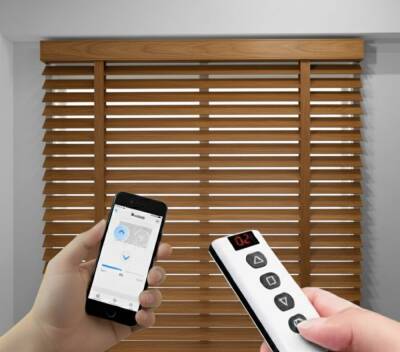 AKILLI MOTORLU AHŞAP JALUZİ, Uzaktan kontrol, Zaman ayarlı, 50mm,  % 100 orjinal ahşap jaluzi - 3