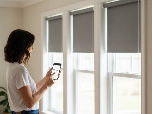 AKILLI MOTORLU BLACKOUT PERDE, Uzaktan kontrol, Zaman ayarlı - 4