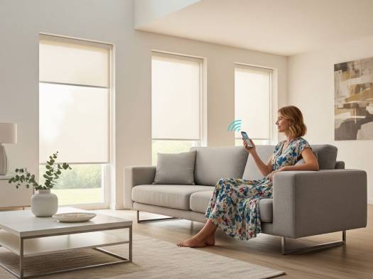 AKILLI MOTORLU STOR PERDE, Uzaktan kontrol, Zaman ayarlı - 23