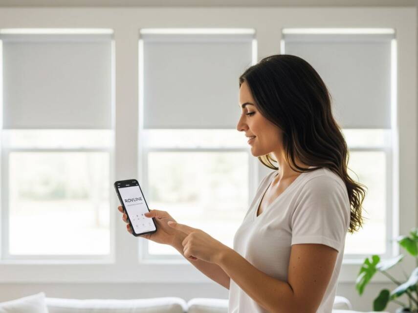 AKILLI MOTORLU STOR PERDE, Uzaktan kontrol, Zaman ayarlı - 22