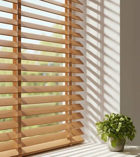 AKILLI MOTORLU AHŞAP JALUZİ, Uzaktan kontrol, Zaman ayarlı, 50mm, % 100 orjinal ahşap jaluzi - 21