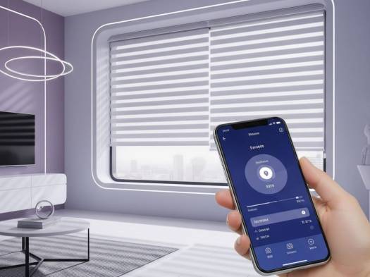 AKILLI MOTORLU ZEBRA PERDE, Uzaktan kontrol, Zaman ayarlı - 6