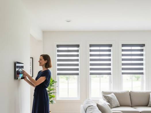 AKILLI MOTORLU ZEBRA PERDE, Uzaktan kontrol, Zaman ayarlı - 10