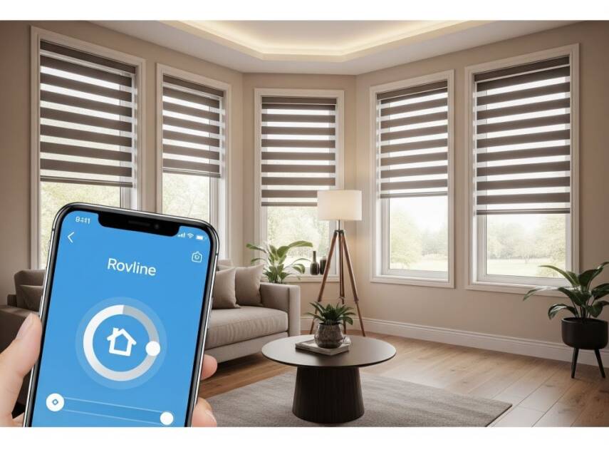 AKILLI MOTORLU ZEBRA PERDE, Uzaktan kontrol, Zaman ayarlı - 10