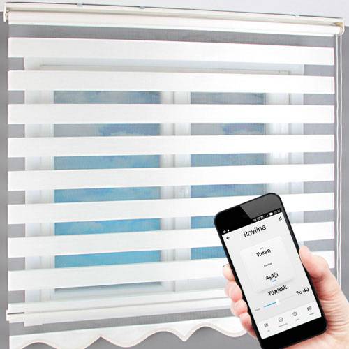 AKILLI PERDE MOTORU RV200, ZAMAN AYARLI, TUYA UYUMLU, SESLİ KONTROL, WİFİ (Stor perde zincire montaj) - 9