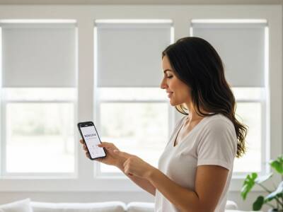 AKILLI PERDE MOTORU RV200, ZAMAN AYARLI, TUYA UYUMLU, SESLİ KONTROL, WİFİ (Stor perde zincire montaj) - 5