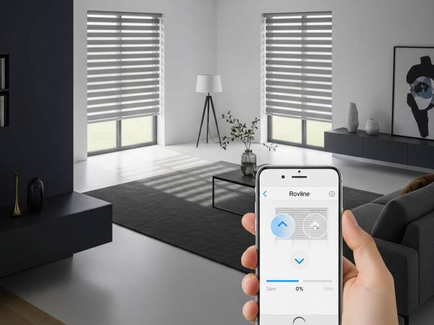 AKILLI PERDE MOTORU RV200, ZAMAN AYARLI, TUYA UYUMLU, SESLİ KONTROL, WİFİ (Stor perde zincire montaj) - 9