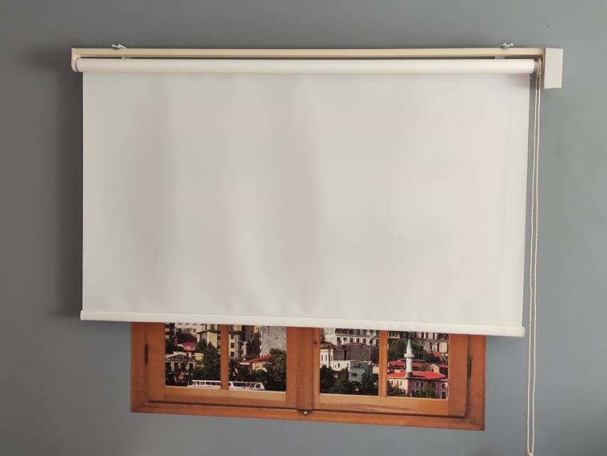 AKILLI PERDE MOTORU RV500, ZAMAN AYARLI, TUYA UYUMLU ,WİFİ, SESLİ KONTROL (Stor perde Kasaya montaj) - 9