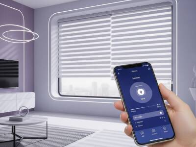 AKILLI PERDE MOTORU RV500, ZAMAN AYARLI, TUYA UYUMLU ,WİFİ, SESLİ KONTROL (Stor perde Kasaya montaj) - 10