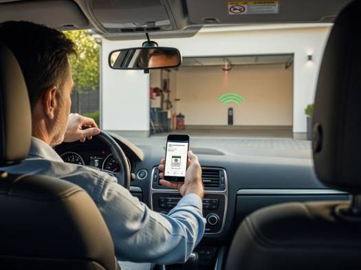 AKILLI TELEFONLA KEPENK GARAJ KAPISI KONTROL - 0