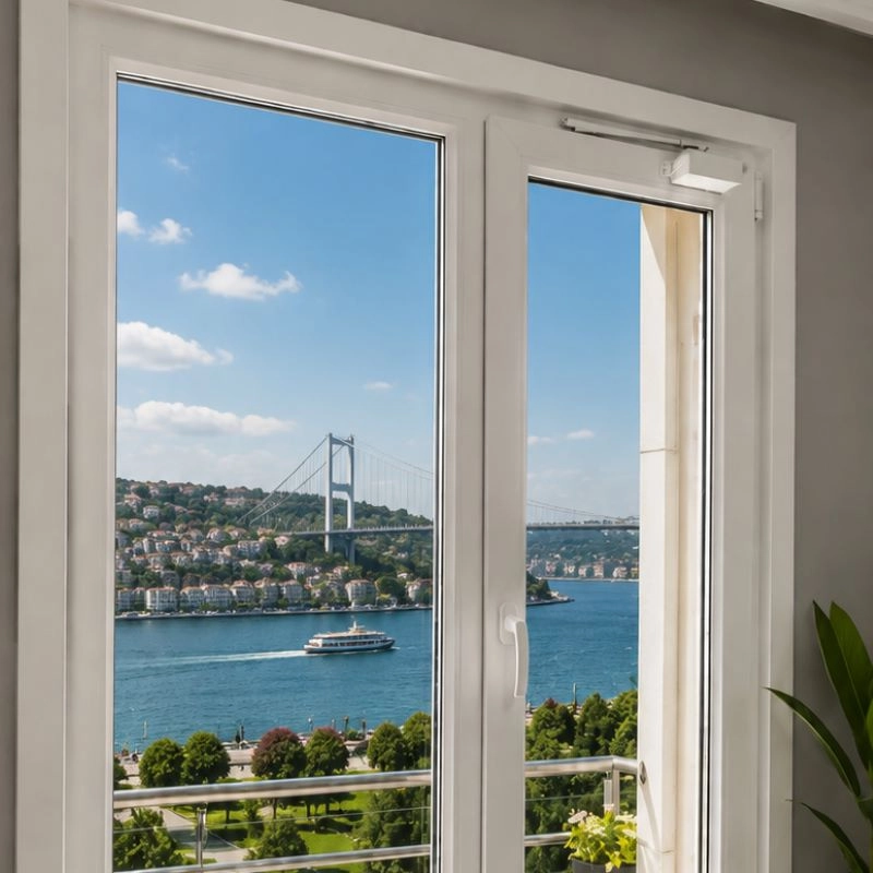  Akıllı Pencere Motoru, Kumanda, Telefon ve Sesle Kontrol, wi-fi+Rf, tuya uyumlu