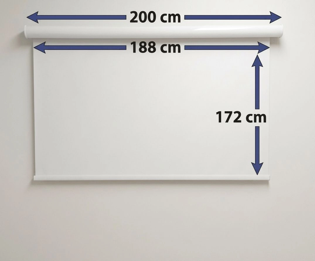 Akıllı Projeksiyon Perdesi, 200x170, Kumandalı, wi-fi+Rf, tuya uyumlu