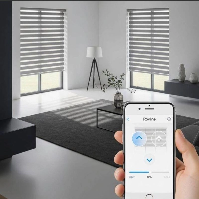 Şarjlı Akıllı Perde Motoru, Kumanda, Telefon ve Sesle Kontrol, tuya uyumlu