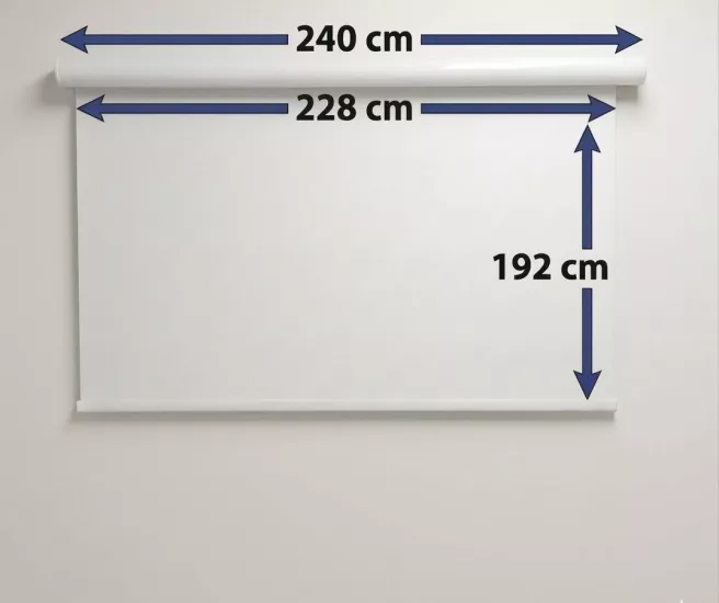 Akıllı Projeksiyon Perdesi, 240x190, Kumandalı, wi-fi+Rf, tuya uyumlu