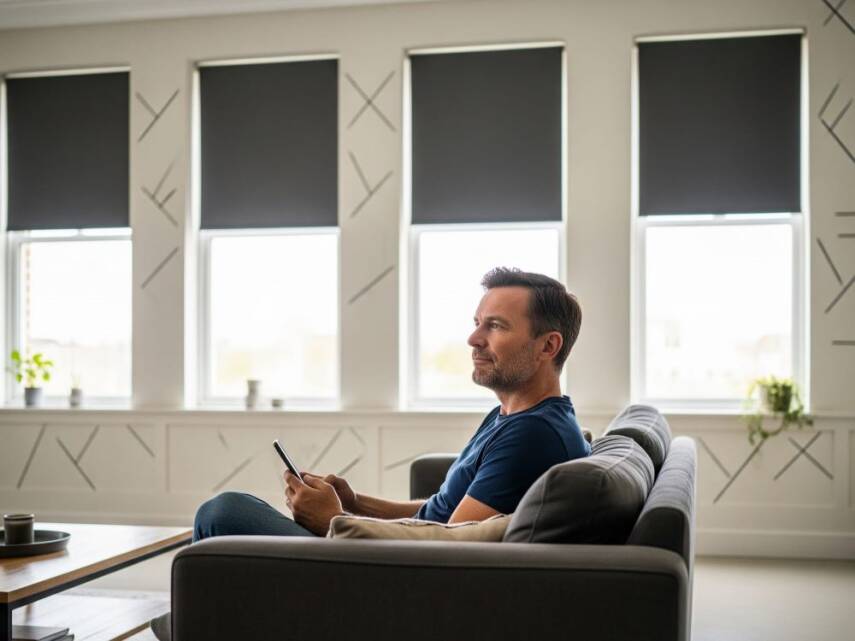 KUMANDALI AKILLI PERDE MOTORU RV200,ZAMAN AYARLI, TUYA UYUMLU, SESLİ KONTROL, WİFİ (Stor perde zincire montaj)  - 12