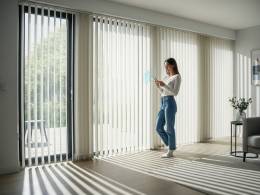 ROVLİNE AKILLI PERDE MOTORU RV400 (Dikey perde zincire montaj) 