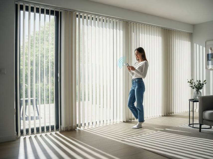 ROVLİNE AKILLI PERDE MOTORU RV400 (Dikey perde zincire montaj)  - 1